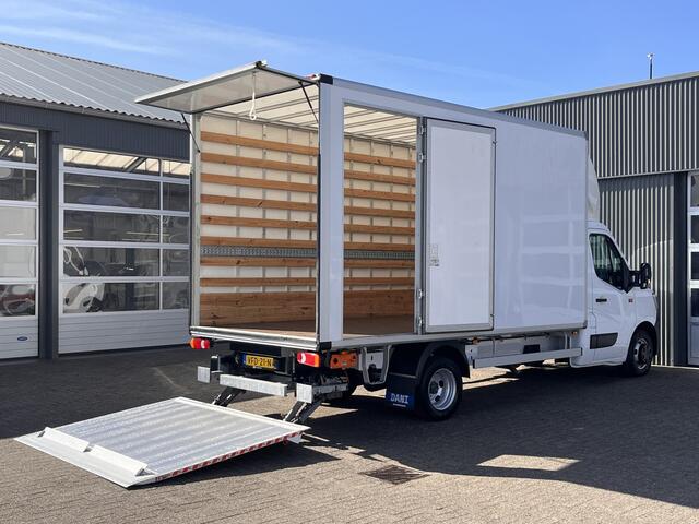 Renault MASTER T35 2.3 dCi 164pk 1000kg laadklep zijdeur Airco cruise controle Telefoonverbinding Navigatiesysteem 3-Persoons bakwagen verhuiswagen Meubelbak euro 6