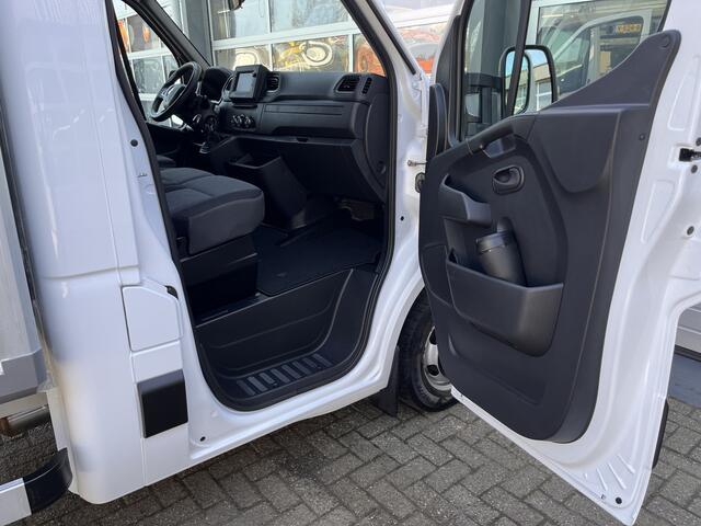 Renault MASTER T35 2.3 dCi 164pk 1000kg laadklep zijdeur Airco cruise controle Telefoonverbinding Navigatiesysteem 3-Persoons bakwagen verhuiswagen Meubelbak euro 6