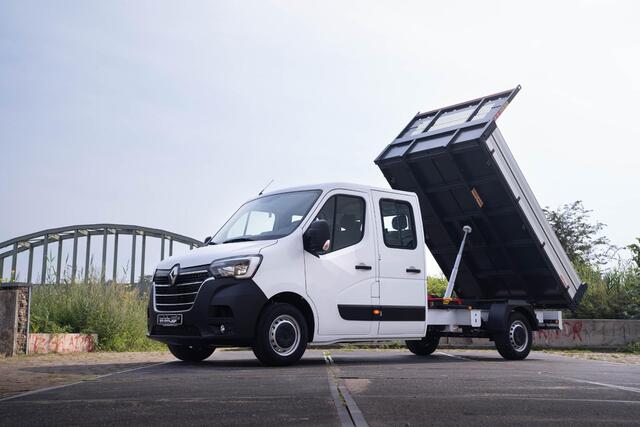 Renault MASTER 2.3 dCi 165 pk Kipper Dubbel Cabine va 479,- p/mnd Airco, Cruise Control, 6-Zits, Nieuw, Direct Leverbaar