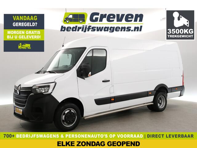 Renault MASTER T35 2.3 dCi L3H2 RWD | Dubbellucht | 3500KG Trekgew. | Trekh. | Airco | Cruise | Carplay | 3-Zits | Navi | Parkeersens.