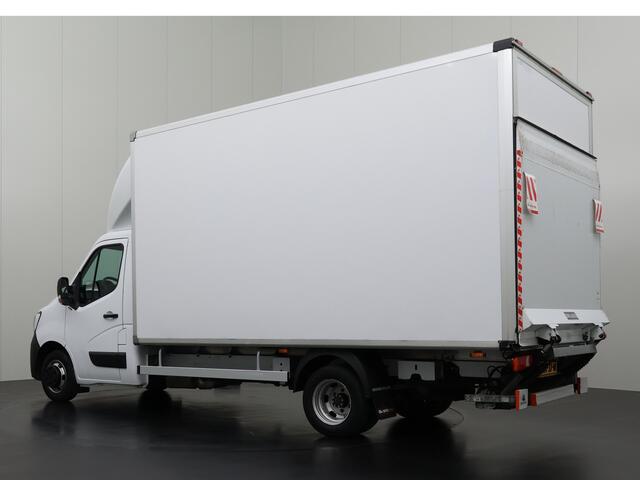 Renault MASTER 2.3DCi 165PK Dubbellucht Bakwagen+Laadklep | Dakspoiler | Zijdeur | 3-Persoons | Betimmering | Navigatie