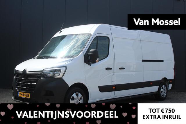 Renault MASTER T35 2.3 dCi 180Pk L3H2 Energy Work Edition | Navigatie | Parkeersensoren & Camera | Side Bars | Betimmering | Airco | Cruise Control | Schuifdeur Links & Rechts | Black Edition | Trekhaak |