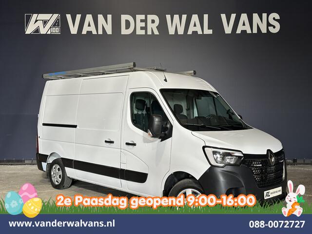 Renault MASTER 2.3 dCi 180pk L2H2 Inrichting Euro6 Airco | 2x zijdeur | Imperiaal | 2500kg Trekhaak | Navigatie Parkeersensoren, Bijrijdersbank