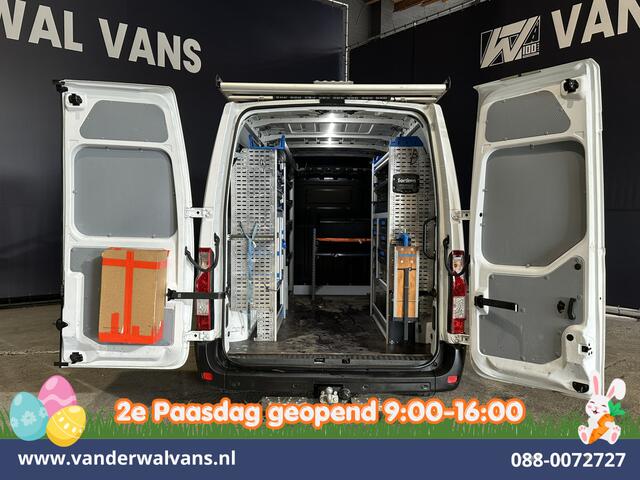 Renault MASTER 2.3 dCi 180pk L2H2 Inrichting Euro6 Airco | 2x zijdeur | Imperiaal | 2500kg Trekhaak | Navigatie Parkeersensoren, Bijrijdersbank