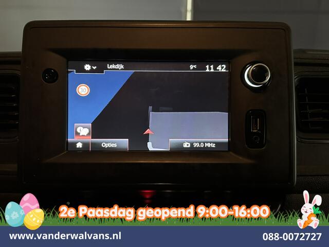 Renault MASTER 2.3 dCi 180pk L2H2 Inrichting Euro6 Airco | 2x zijdeur | Imperiaal | 2500kg Trekhaak | Navigatie Parkeersensoren, Bijrijdersbank