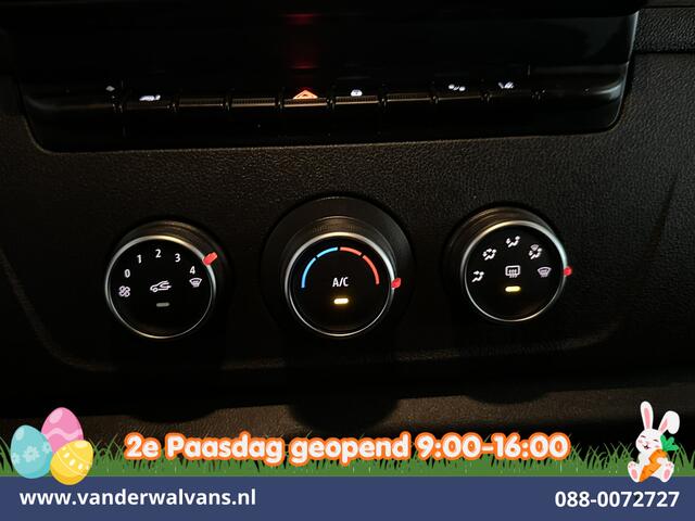 Renault MASTER 2.3 dCi 180pk L2H2 Inrichting Euro6 Airco | 2x zijdeur | Imperiaal | 2500kg Trekhaak | Navigatie Parkeersensoren, Bijrijdersbank