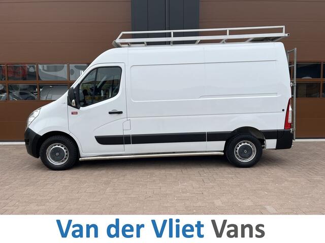 Renault MASTER T35 2.3 dCi L2H2 3p BPM Vrij! Lease ¤270 p/m, Imperiaal+Trap, Bedrijfswageninrichting, Navi, PDC, Airco, Trekhaak, Cruise controle, Onderhoudshistorie aanwezig