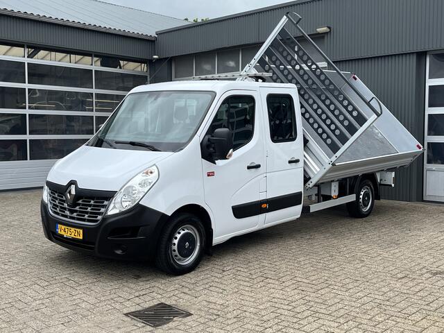 Renault MASTER T35 2.3 dCi L3 DC Airco 3 zijden kipper Telefoonverbinding Bluetooth Open laadbak Pick-up P-up Kieper Bakwagen Euro 6