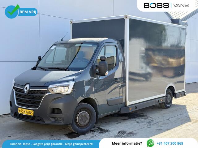 Renault MASTER Plancher T35 2.3 DCI 150PK Automaat LED Airco Cruise Control Camera Foodtruck Meubelbak Paardenwagen