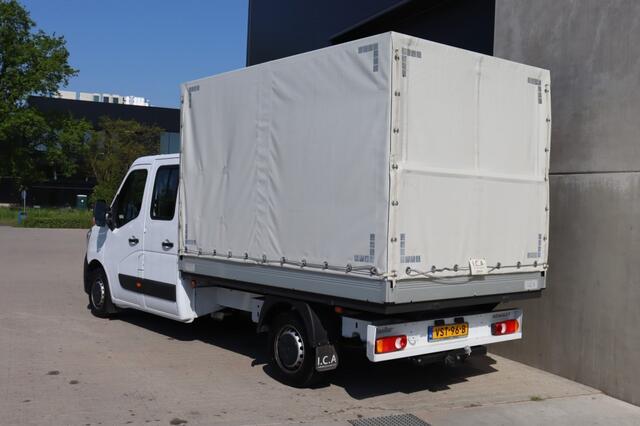 Renault MASTER 2.3 DCI145 pk Pick Up Dub Cabine met huifopbouw