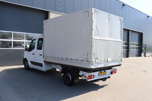 Renault MASTER 2.3 DCI145 pk Pick Up Dub Cabine met huifopbouw