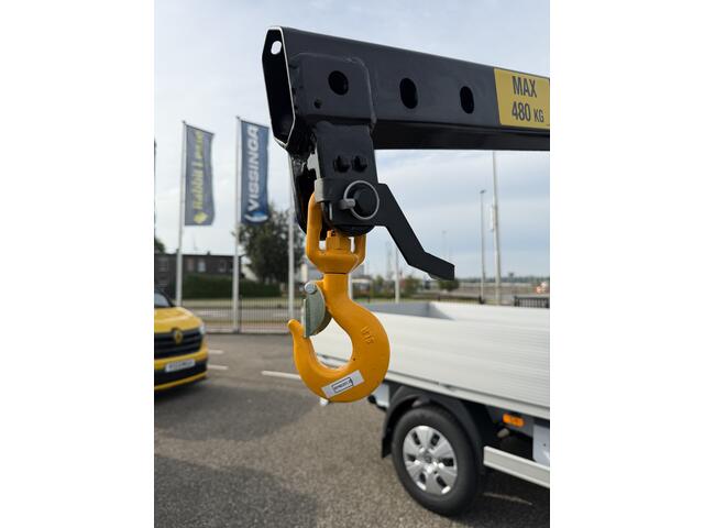 Renault MASTER E-Tech Open laadbak + HIAB kraan + trekhaak