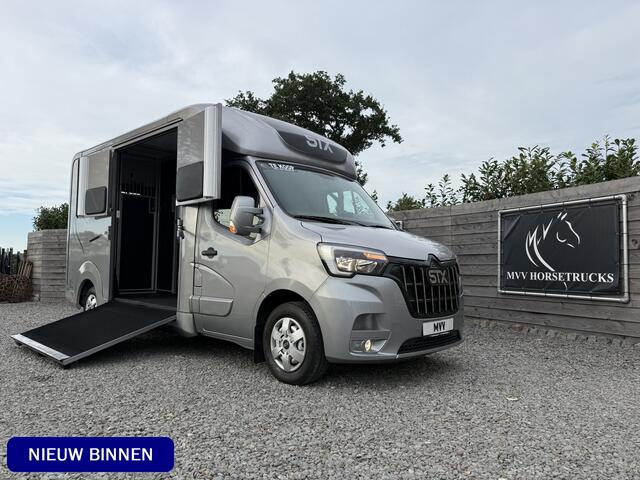 Renault MASTER | HORSETRUCK | STX | STALLION 3XL | 2024 | HENGST | 34.396KM | MANUEL | L3 | 3-SEAT | 165PK | LUXE | BELGISCH KENTEKEN