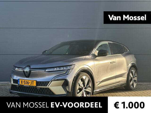 Renault MEGANE E-Tech EV60 220Pk Optimum Charge Iconic || Harman Kardon | Stoel & Stuurwielverwarming | 360 Graden Camera's | Dodehoek Detectie | Leder Interieur | 20'' Lichtmetalen Velgen | Climate Control | Navigatie