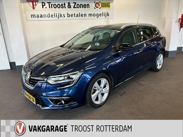 Renault MEGANE Estate 1.2 TCe Bose Automaat | Panoramadak | Achteruitrijcamera | Sfeerverlichting | Cruise control | Climate control | Sfeerverlichting | Adaptief onderstel | Dodehoeksdetectie | Head up display | Half lederen bekleding | Stoelverwarming | Navigatie | LE