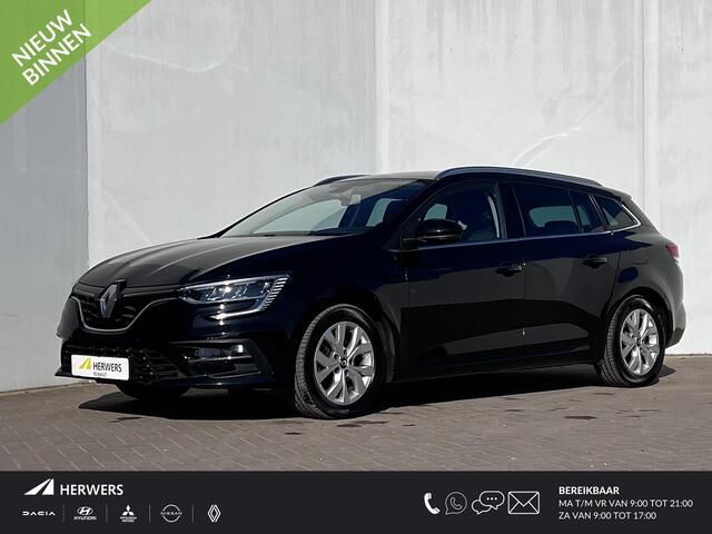 Renault MEGANE Estate 1.6 E-Tech PlugIn Hybrid 160 Business Zen Automaat / Afneembare trekhaak 750 kg / Dealer onderhouden / EAER bereik 51 km / Navigatie / Apple Carplay Android / Stoelverwarming /