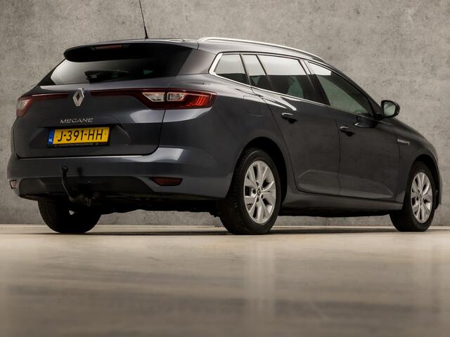 Renault MEGANE Estate 1.3 TCe Limited Sport 141Pk Automaat (APPLE CARPLAY, VIRTUAL COCKPIT, NAVIGATIE, CLIMATE, GETINT GLAS, SPORTSTOELEN, TREKHAAK, PARKEERSENSOREN, CRUISE, NIEUWSTAAT)