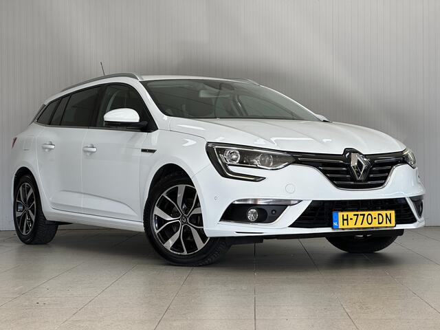 Renault MEGANE Estate 1.3 TCe Bose/ Trekhaak/ 17'' LMV/ Apple + Android/ Keyless/ Camera/ Lane-Assist./ Dode-Hoek DET./ Half-Leder/ PDC V+A/ Navi/ Clima/ Cruise/ Isofix/ Extra getint glas.