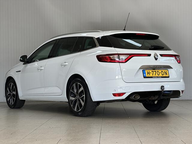Renault MEGANE Estate 1.3 TCe Bose/ Trekhaak/ 17'' LMV/ Apple + Android/ Keyless/ Camera/ Lane-Assist./ Dode-Hoek DET./ Half-Leder/ PDC V+A/ Navi/ Clima/ Cruise/ Isofix/ Extra getint glas.