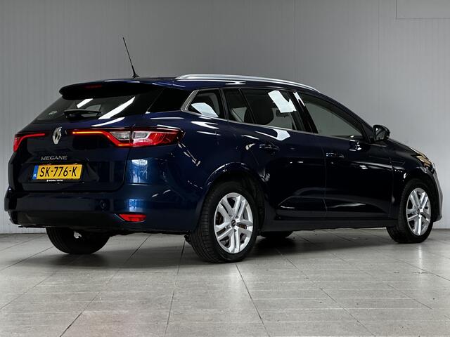 Renault MEGANE Estate 1.2 TCe Zen/ Apple + Android/ DAB+/ Navi/ Clima/ Cruise/ Elek. pakket/ Isofix/ Bluetooth/ Armsteun/ Multi. LEDER. Stuur/ Mistl./ PDC/ Dakrails/ LED Dagijverl.