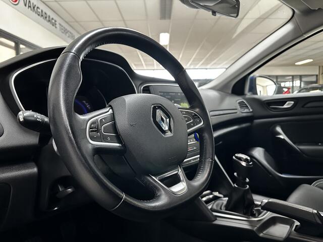 Renault MEGANE Estate 1.2 TCe Zen/ Apple + Android/ DAB+/ Navi/ Clima/ Cruise/ Elek. pakket/ Isofix/ Bluetooth/ Armsteun/ Multi. LEDER. Stuur/ Mistl./ PDC/ Dakrails/ LED Dagijverl.
