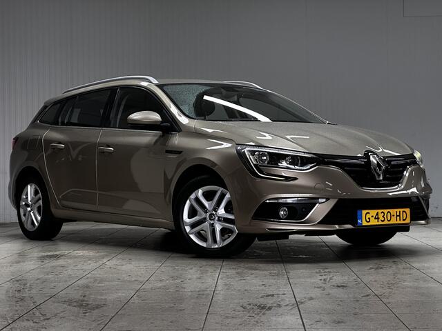 Renault MEGANE Estate 1.2 TCe Limited /DAB+! /Navi /Climat /Cruise /Elek. pakket /Bluetooth /Multi. LEDER Stuur /Regensensor /Extra getint glas /LED Dagrijverl. /Mistlampen /Dakrails /Armsteun /Isofix.