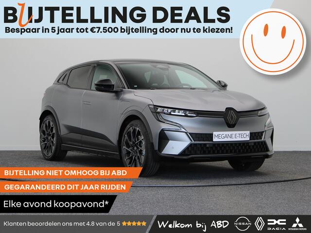 Renault MEGANE E-Tech Esprit Alpine 60kWh Comfort range | Adaptive Cruise Control | Adaptive Vision LED koplampen met geïntegreerde mistlampfunctie | Elektrisch verwarmbare voorstoelen