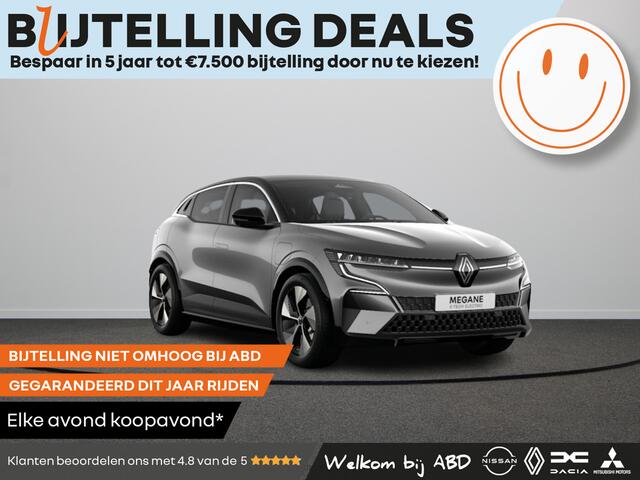 Renault MEGANE E-Tech Techno 60kWh Comfort range | Achteruitrijcamera | Adaptive Cruise Control | Adaptive Vision LED koplampen met geïntegreerde mistlampfunctie