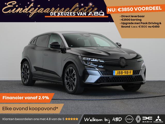 Renault MEGANE E-Tech Esprit Alpine Comfort range | Adaptive Cruise Control | Adaptive Vision LED koplampen met geïntegreerde mistlampfunctie | Elektrisch verwarmbare voorstoelen