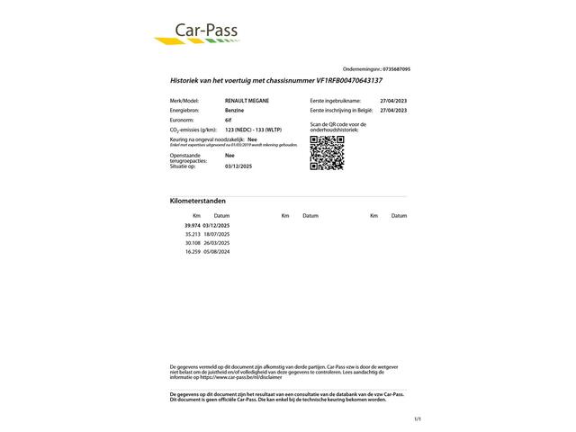 Renault MEGANE Estate 1.3 TCe 140 Techno Navi/Leder/Camera/39km...