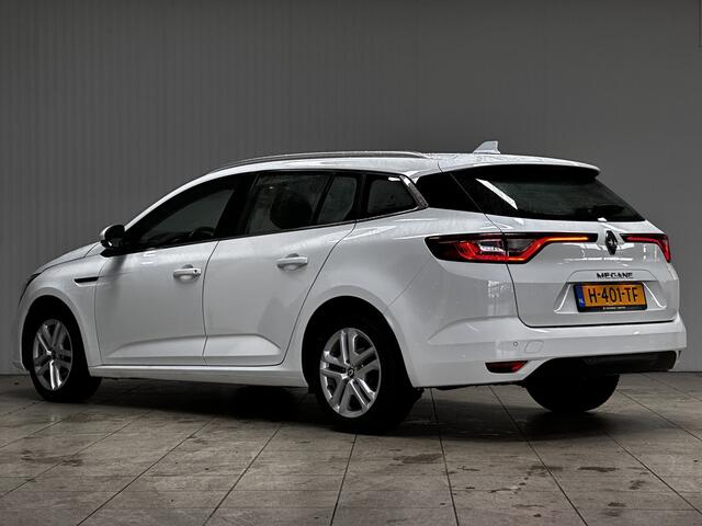 Renault MEGANE Estate 1.3 TCe Zen/ Apple + Android/ DAB+/ Navi/ Clima/ Cruise/ Elek. pakket/ Isofix/ Bluetooth/ Armsteun/ Multi. LEDER. Stuur/ Mistl./ PDC V+A/ Chroom/ Dakrails.