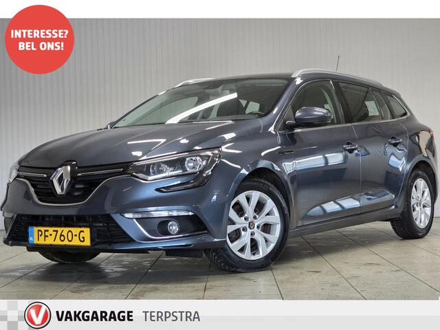 Renault MEGANE Estate 1.5 dCi Eco2 Zen/ D-Riem verv: 150.000 KM!/ Trekhaak/ 16'' LMV/ DAB+/ Navi/ Clima/ Cruise/ Elek. pakket/ Isofix/ Bluetooth/ Multi. LEDER. Stuur/ Mistl./ Chroom/ Dakrails/ LED Dagrijverl.