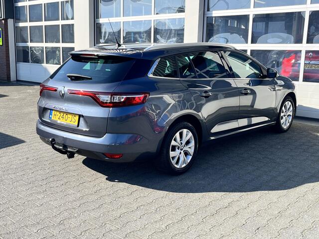 Renault MEGANE Estate 1.3 TCe Limited Airco Trekhaak Parkeerhulp voor en achter Getint glas vanaf B-styl Lichtmetalen velgen