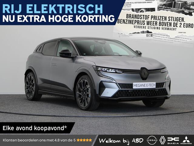 Renault MEGANE E-Tech Esprit Alpine Comfort range | Adaptive Cruise Control | Adaptive Vision LED koplampen met geïntegreerde mistlampfunctie | Elektrisch verwarmbare voorstoelen