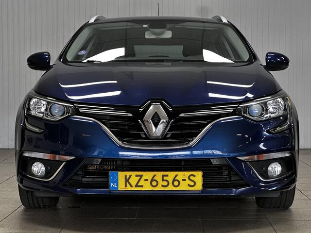 Renault MEGANE Estate 1.2 TCe Limited/ Trekhaak/ 17'' LMV/ Keyless/ PDC V+A/ DAB+/ Clima/ Cruise/ Elek. pakket/ Isofix/ Bluetooth/ Armsteun/ Multi. LEDER. Stuur/ Mistl./ Extra getint glas/ Dakrails.