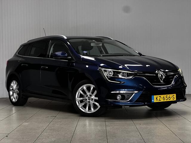 Renault MEGANE Estate 1.2 TCe Limited/ Trekhaak/ 17'' LMV/ Keyless/ PDC V+A/ DAB+/ Clima/ Cruise/ Elek. pakket/ Isofix/ Bluetooth/ Armsteun/ Multi. LEDER. Stuur/ Mistl./ Extra getint glas/ Dakrails.