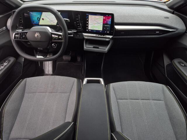 Renault MEGANE E-Tech comfort range techno 60 kWh / SOH 99,45% / Fabrieksgarantie tot 12-2027 / CCS snelladen / Warmtepomp / Adaptief cruise control / Achteruitrijcamera / Apple Carplay Android Auto / Keyless Entry/Start /
