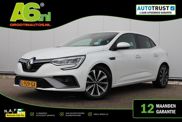 Renault MEGANE 1.3 TCe R.S. Line Half Leder Sportstoelen Navigatie Achteruitrijcamera Carplay Android 17 inch LMV