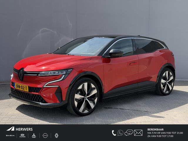 Renault MEGANE E-Tech comfort range techno 60 kWh / SOH 96 % / Fabrieksgarantie tot 9-2027 / Harman&Kardon / Dodehoek Detectie / 360 Camera / CCS Snelladen / Navigatie / Adaptieve Cruise / Stoelverwarming /