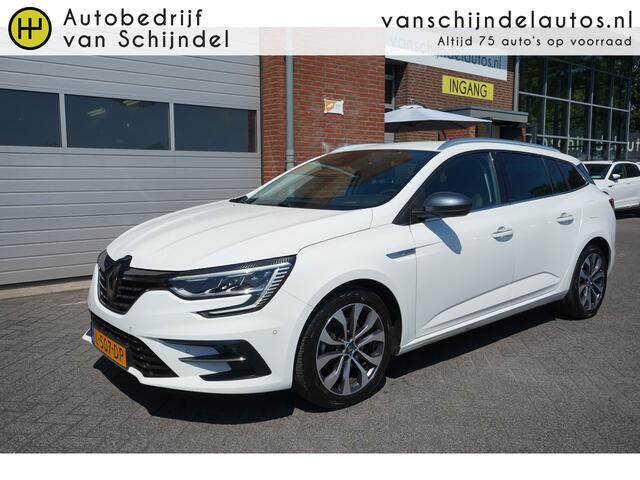 Renault MEGANE Estate 1.6 E-TECH PLUG-IN HYBRID 160PK BUSINESS EDITION ONE VOL LUXE!!! ORIGINEEL NEDERLANDS LEDER STOEL+STUURVERWARMING FULL LED ANDROID/APPLECARPLAY NAVI DIGI DASH CAMERA PDC V+A CLIMA CRUISE ENZ...