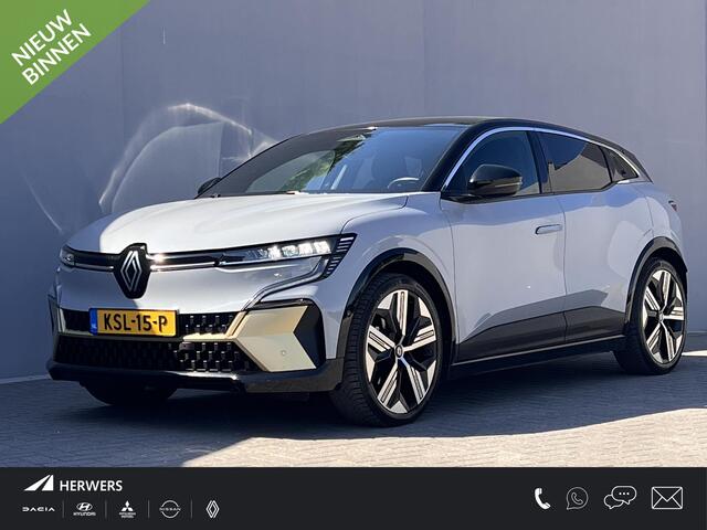 Renault MEGANE E-Tech EV60 Optimum Charge Iconic / Dealer onderhouden / SoH 93,39 % / Navigatie / Apple Carplay Android / Elektrische stoelen met lende ondersteuning / Stuur- & stoelverwarming / 20" LM wielen & All Season banden /