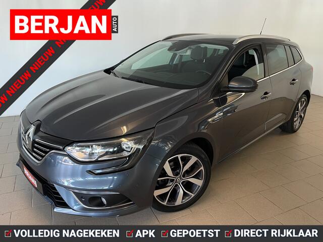 Renault MEGANE Estate 1.5 dCi Bose AUTOMAAT AIRCO NAVI CRUISE BLUETOOTH CAMERA TREKHAAK MULTI STUUR LEER ZEER NETTE AUTO
