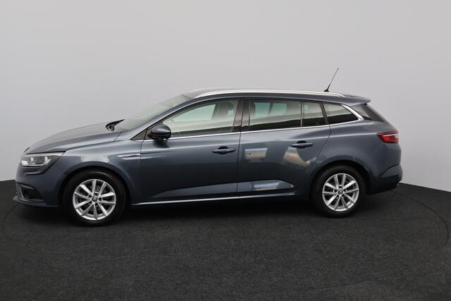 Renault MEGANE Estate 1.5 dCi Eco2 Bose/ D-Riem verv: 126.000 KM!/ Keyless/ Camera/ Dode-Hoek DET./ Half-Leder/ Apple + Android/ DAB+/ 16'' LMV/ Lane-Assist./ Extra getint glas/ Navi/ Clima/ Cruise/ Multi. LEDER. Stuur.