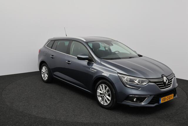 Renault MEGANE Estate 1.5 dCi Eco2 Bose/ D-Riem verv: 126.000 KM!/ Keyless/ Camera/ Dode-Hoek DET./ Half-Leder/ Apple + Android/ DAB+/ 16'' LMV/ Lane-Assist./ Extra getint glas/ Navi/ Clima/ Cruise/ Multi. LEDER. Stuur.