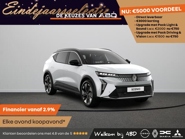 Renault SCENIC E-Tech Techno Long range | Achteruitrijcamera | Adaptive Cruise Control | Adaptive Vision LED koplampen met geïntegreerde mistlampfunctie