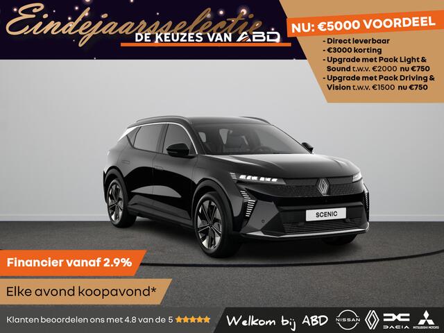 Renault SCENIC E-Tech Techno Comfort range | Achteruitrijcamera | Adaptive Cruise Control | Adaptive Vision LED koplampen met geïntegreerde mistlampfunctie