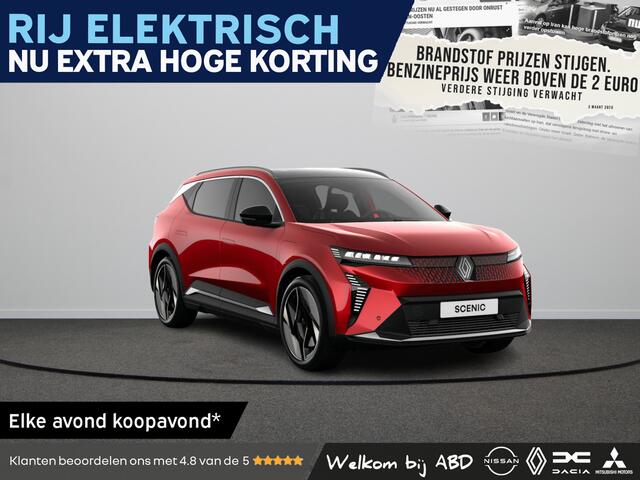 Renault SCENIC E-Tech Iconic Long range | Achteruitrijcamera | Adaptive Vision LED koplampen met geïntegreerde mistlampfunctie | Blind spot warning met lane departure prevention