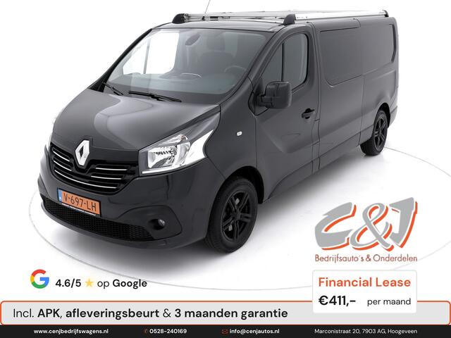Renault TRAFIC 1.6 dCi T29 L2H1 Dubbele Cabine Luxe airco cruise navi lease 411,- p/md