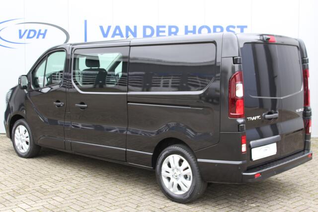 Renault TRAFIC 2.0-170pk dCi T29 L2H1 Luxe dubbele cabine AUTOMAAT. Zeer luxe Renault Trafic dubbele cabine. Volautm. airco, navigatie, telefoonvoorb., metallic lak, LM wielen, schuifdeur li.+re., armsteunen li.+re voor, Isofix etc, etc