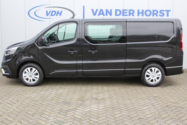 Renault TRAFIC 2.0-170pk dCi T29 L2H1 Luxe dubbele cabine AUTOMAAT. Zeer luxe Renault Trafic dubbele cabine. Volautm. airco, navigatie, telefoonvoorb., metallic lak, LM wielen, schuifdeur li.+re., armsteunen li.+re voor, Isofix etc, etc